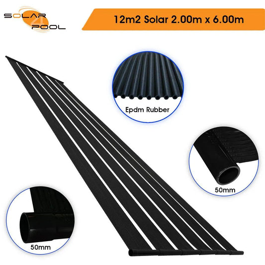 12m2 - 16m2 Solar Zwembadverwarming