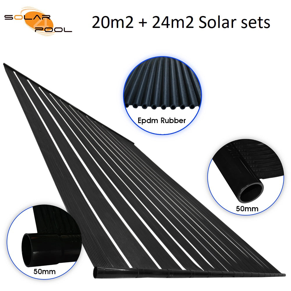 20m2 - 24m2 Solar Zwembadverwarming