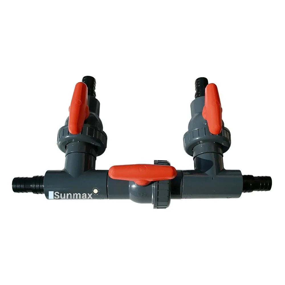 C Bypass set 3weg kleppen solar Zwembadverwarming Universeel 50/38/32mm